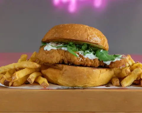 Chicken Crunchi, burger de Bacanal Burger